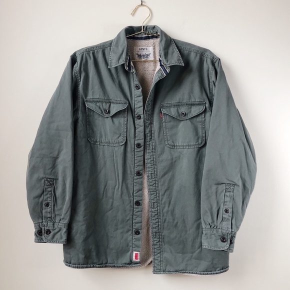 levis sherpa shirt